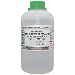 SOL. CLORETO DE POTASSIO 3M (SOL. ELETROL.) - 500ML